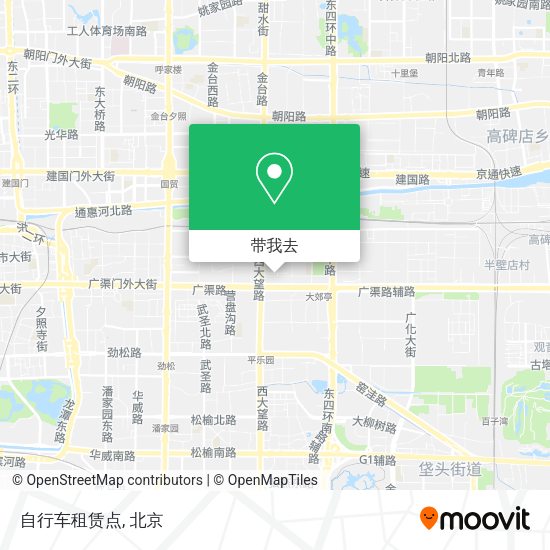 自行车租赁点地图