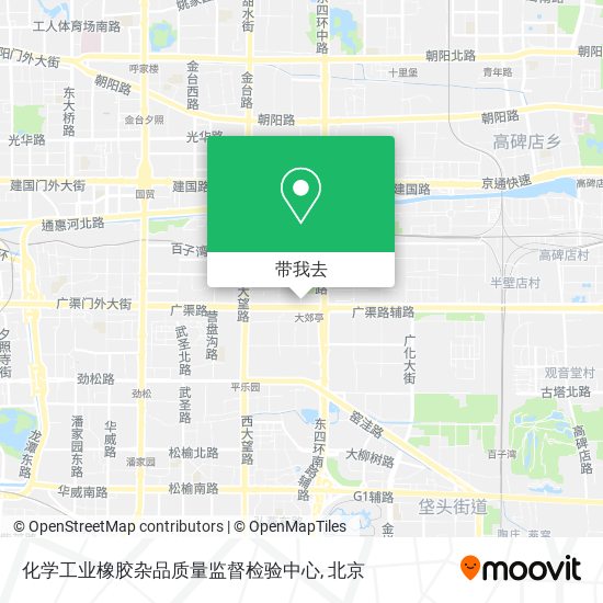 化学工业橡胶杂品质量监督检验中心地图