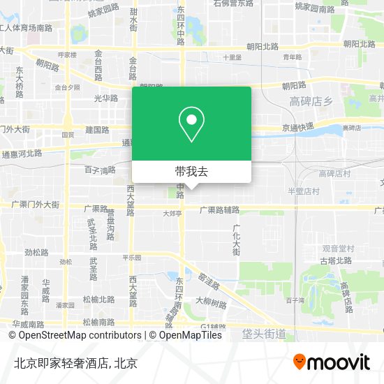 北京即家轻奢酒店地图