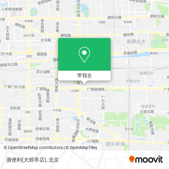 酒便利(大郊亭店)地图