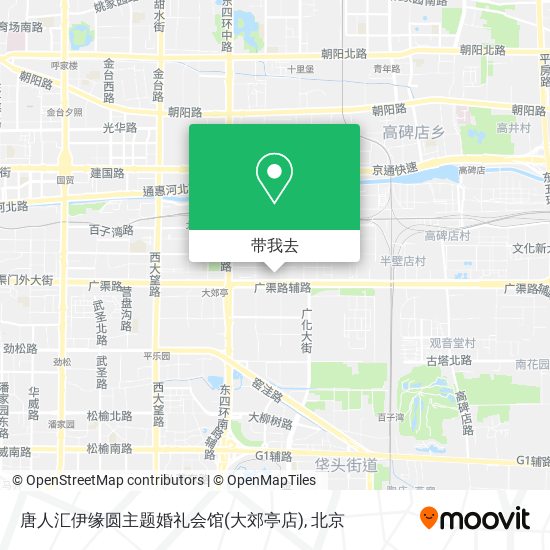 唐人汇伊缘圆主题婚礼会馆(大郊亭店)地图
