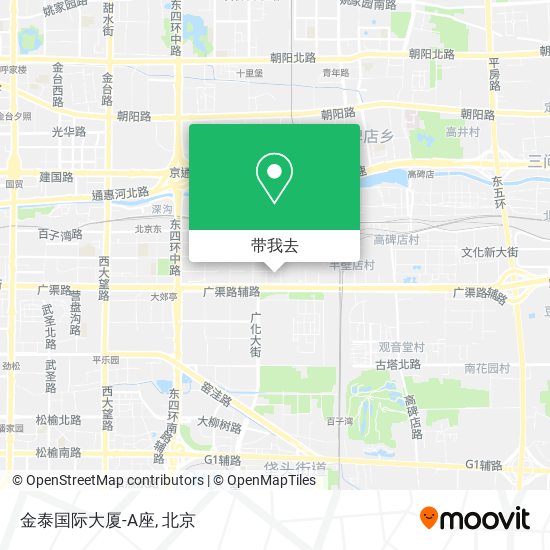 金泰国际大厦-A座地图