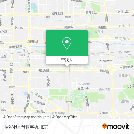 唐家村五号停车场地图