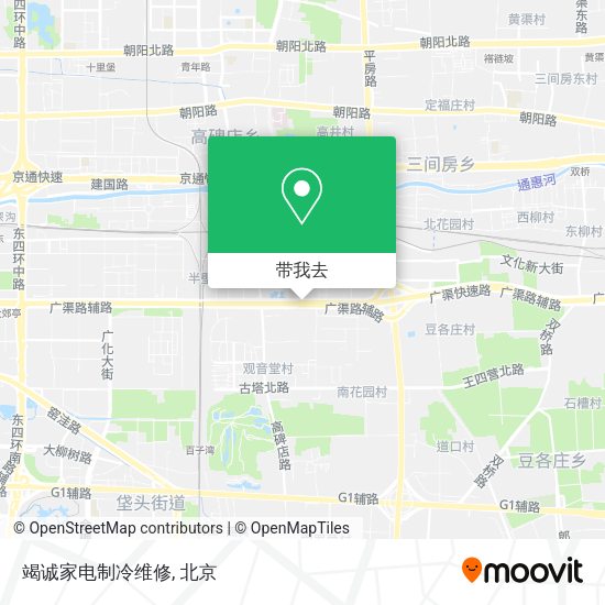竭诚家电制冷维修地图