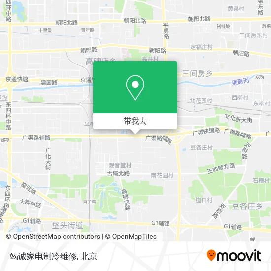 竭诚家电制冷维修地图