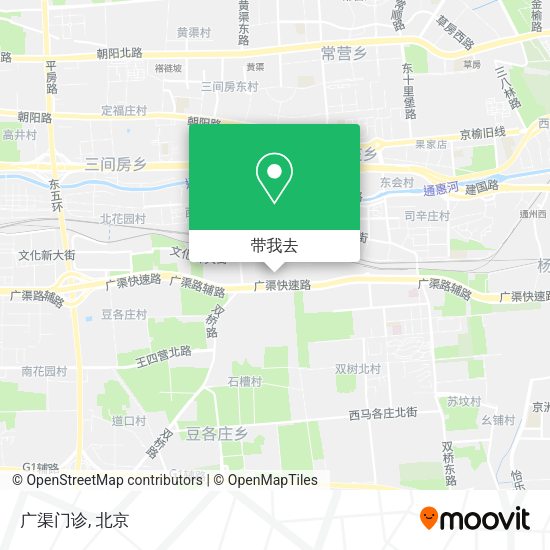 广渠门诊地图
