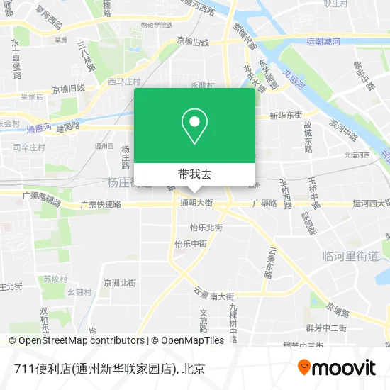 711便利店(通州新华联家园店)地图