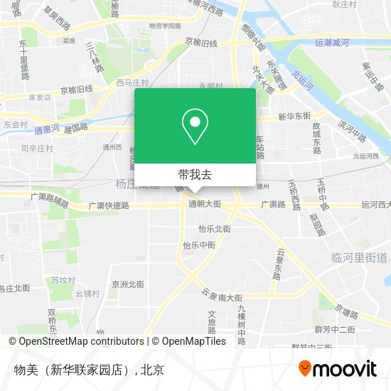 物美（新华联家园店）地图