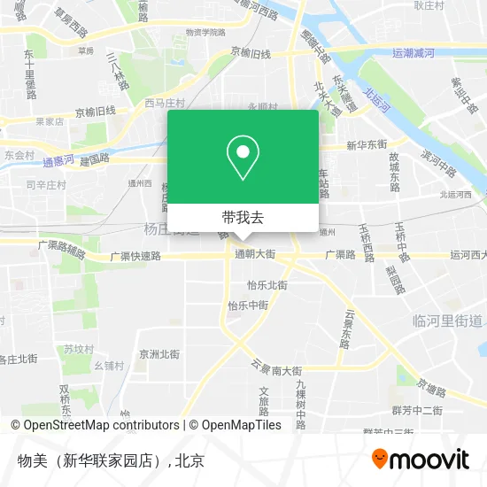 物美（新华联家园店）地图