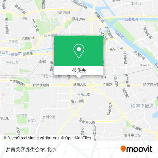 梦茜美容养生会馆地图