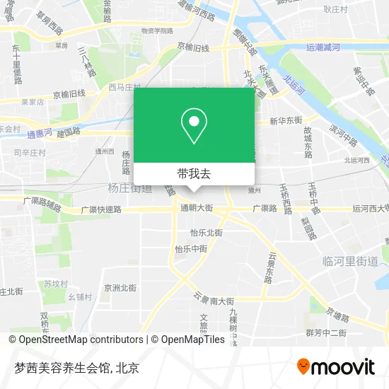 梦茜美容养生会馆地图