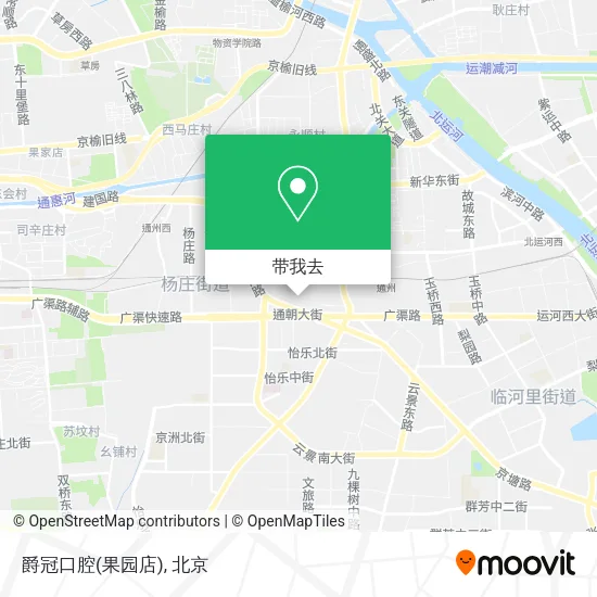 爵冠口腔(果园店)地图