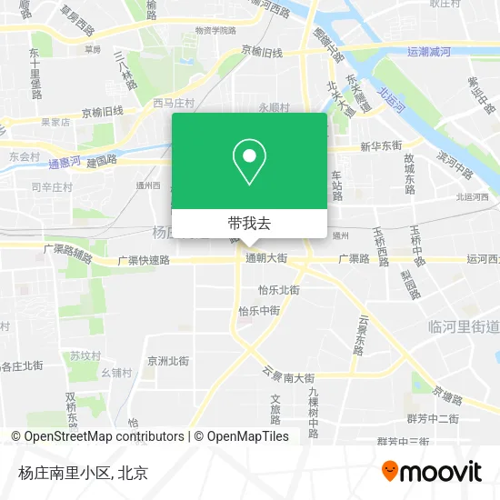 杨庄南里小区地图