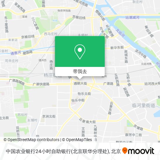 中国农业银行24小时自助银行(北京联华分理处)地图