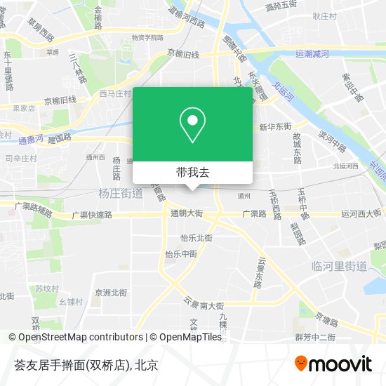 荟友居手擀面(双桥店)地图