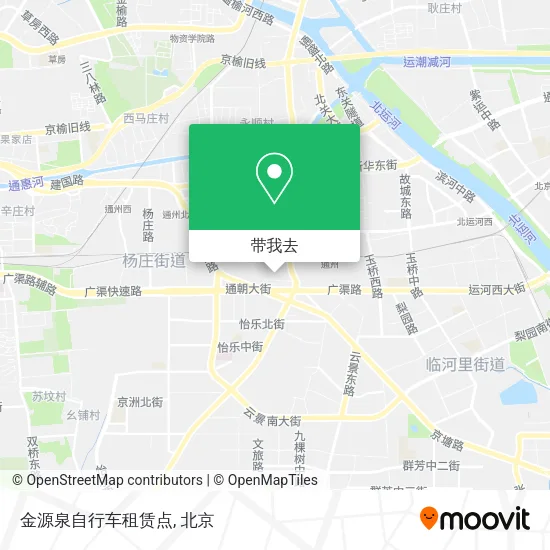 金源泉自行车租赁点地图