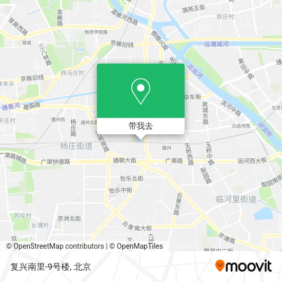 复兴南里-9号楼地图