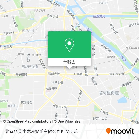 北京华美小木屋娱乐有限公司KTV地图