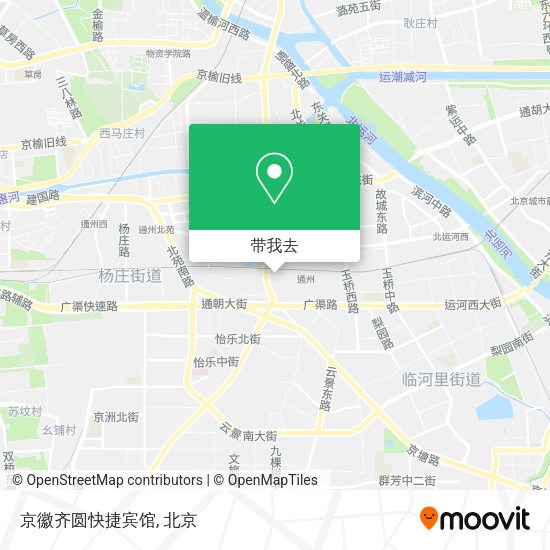 京徽齐圆快捷宾馆地图