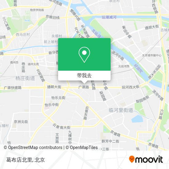葛布店北里地图