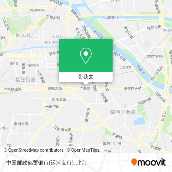 中国邮政储蓄银行(运河支行)地图