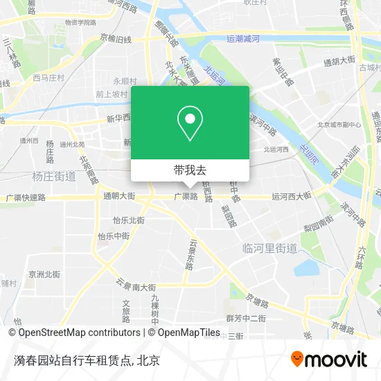 漪春园站自行车租赁点地图
