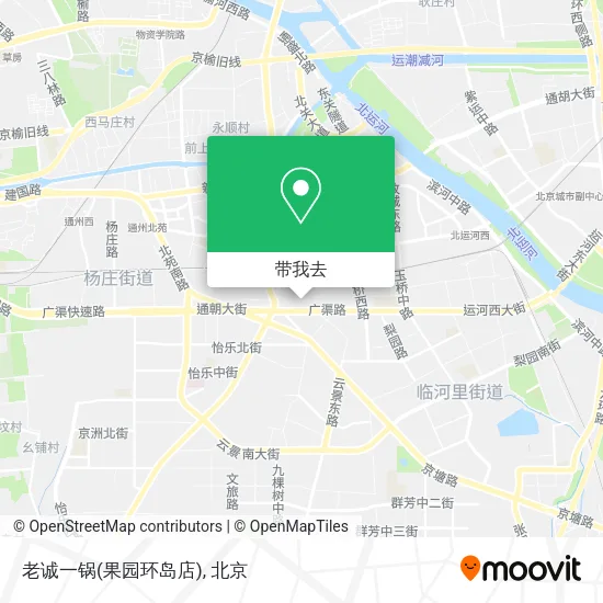 老诚一锅(果园环岛店)地图