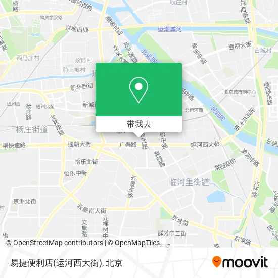 易捷便利店(运河西大街)地图