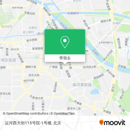运河西大街115号院-1号楼地图