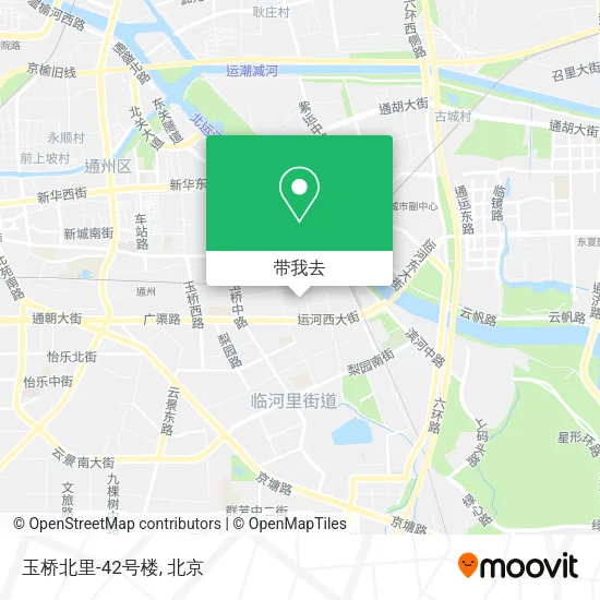 玉桥北里-42号楼地图