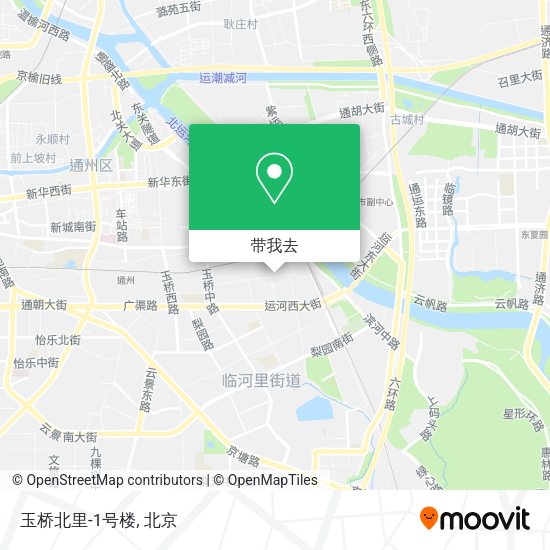 玉桥北里-1号楼地图