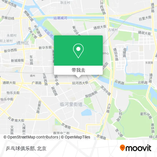 乒乓球俱乐部地图