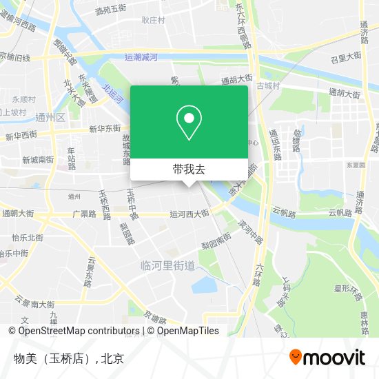 物美（玉桥店）地图