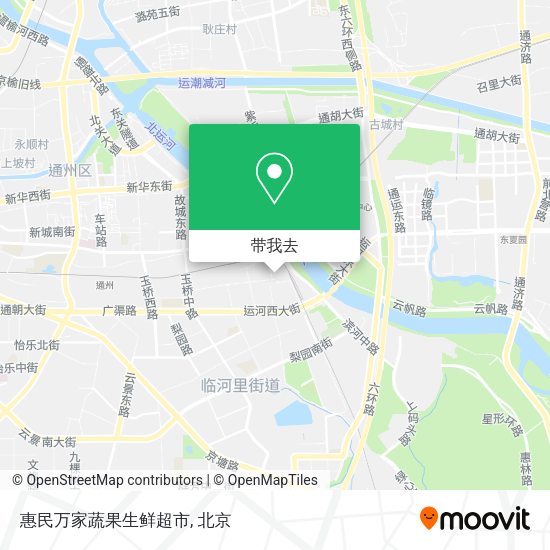 惠民万家蔬果生鲜超市地图