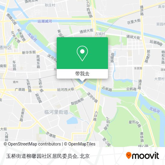玉桥街道柳馨园社区居民委员会地图