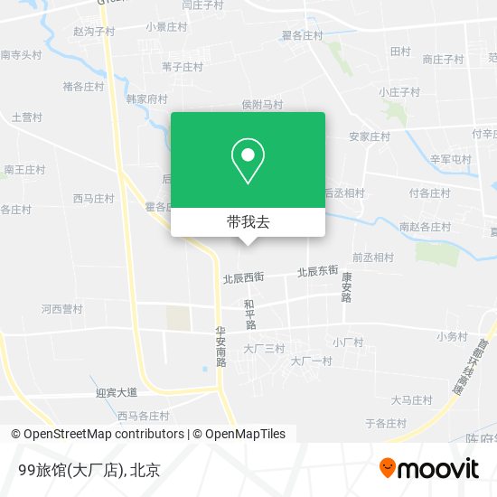 99旅馆(大厂店)地图