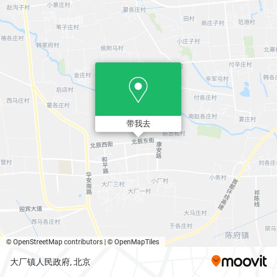 大厂镇人民政府地图
