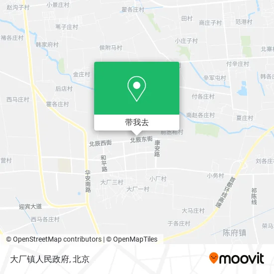 大厂镇人民政府地图