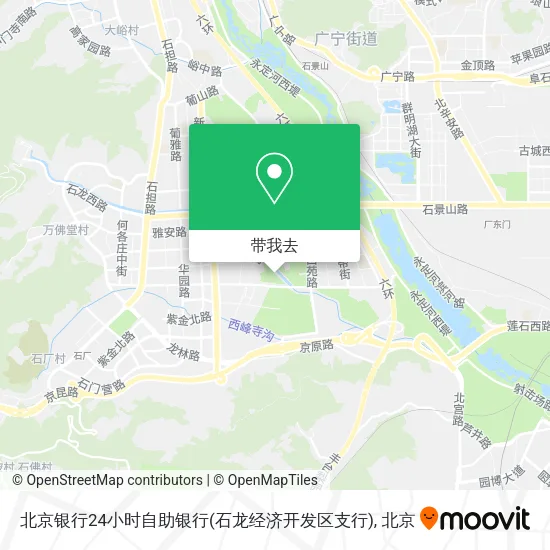 北京银行24小时自助银行(石龙经济开发区支行)地图