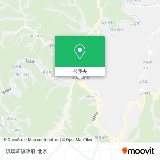 琉璃庙镇政府地图
