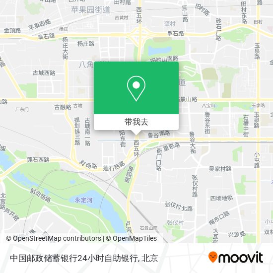 中国邮政储蓄银行24小时自助银行地图
