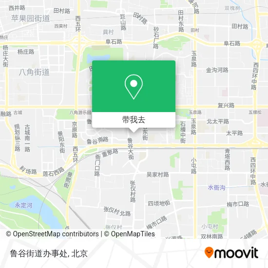 鲁谷街道办事处地图