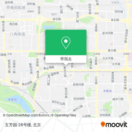 五芳园-28号楼地图