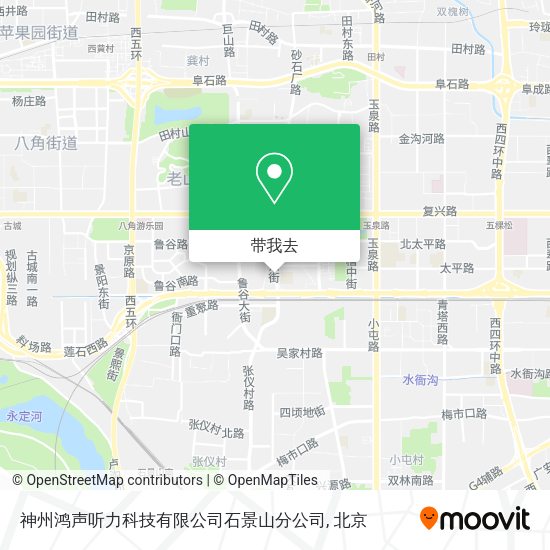 神州鸿声听力科技有限公司石景山分公司地图