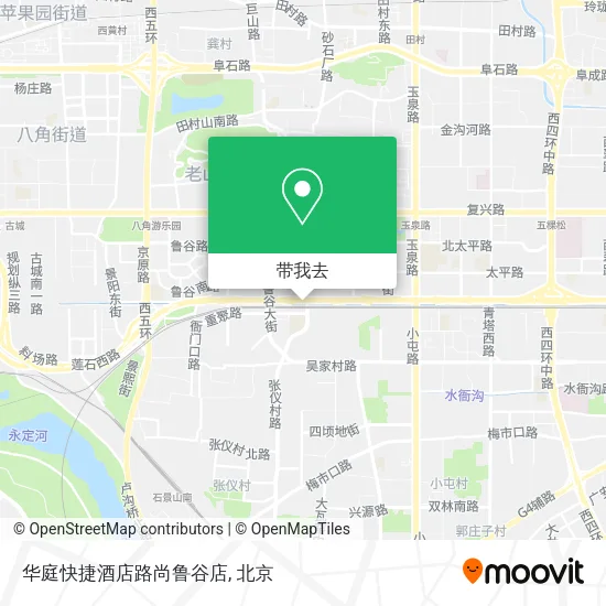 华庭快捷酒店路尚鲁谷店地图