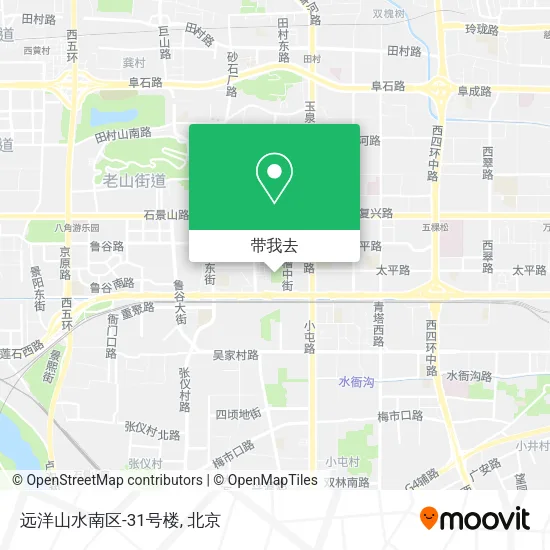 远洋山水南区-31号楼地图