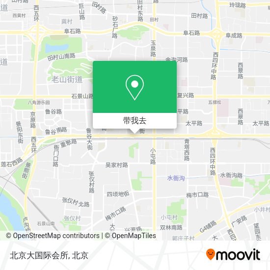 北京大国际会所地图