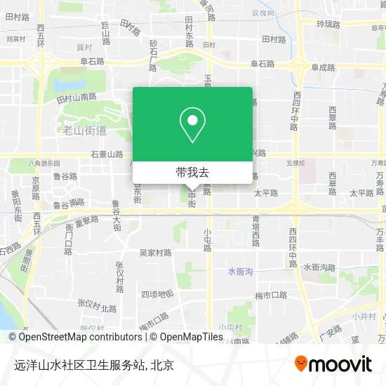 远洋山水社区卫生服务站地图