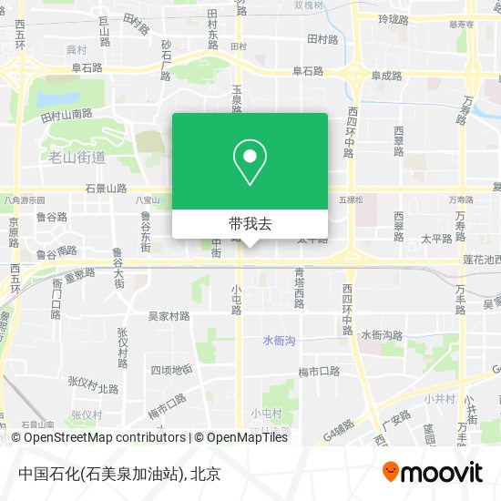中国石化(石美泉加油站)地图