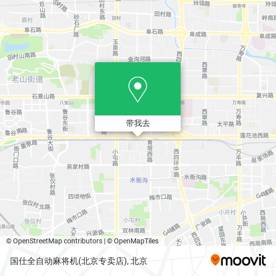国仕全自动麻将机(北京专卖店)地图